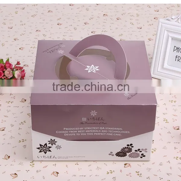 Wholesale Cheap Price White Card Cake Box photo-2