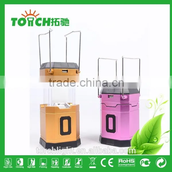 3*AA Battery LED Camping Light Solar Emergency Camp Lamp Fashion Telescopic Lantern Rechargeable Classic Camping Light photo-3