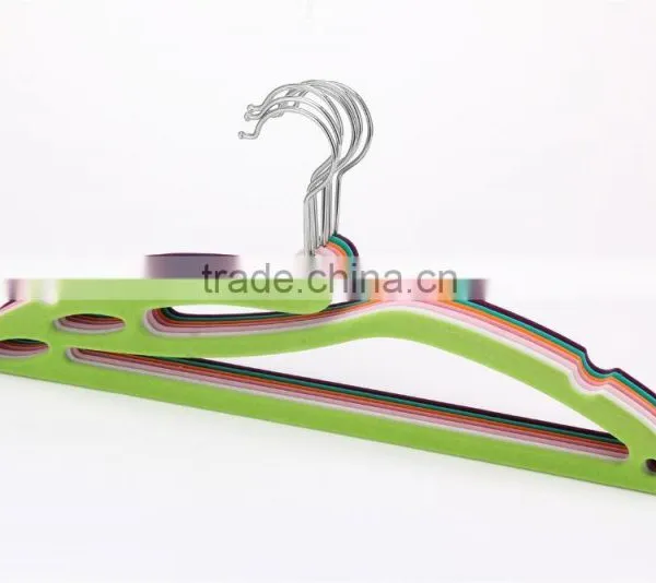 Velvet Flocked Clothes Hanger photo-4