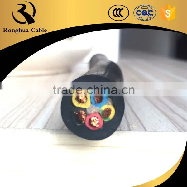 300/500V 3 Core or 4 Core Copper Conductor Rubber Cable photo-3