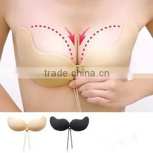 Sexy Women Strapless Backless Cleavage Enhancing Party Bra photo-3