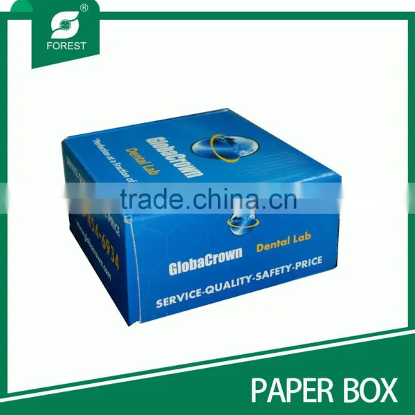 2015 BLUE CARDBOARD CORRUGATED CARTON BOX EP8702103212 photo-2