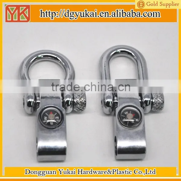 Yukai 5mm Dee Shackle Clasp With Compass for Paracord Bracelet photo-2