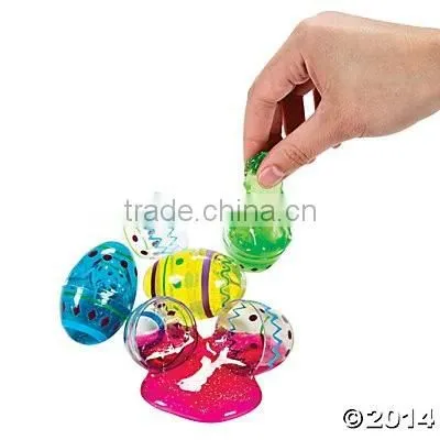 Easter Egg Jelly Crystal Egg Toys Colorful Putty Slime Alien Toy photo-2