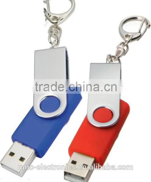 Cheapest Promotional Gift HD Colorful Custom Logo Printing Key Chain Swivel Twister 1GB, 2GB, 4GB, 8GB Usb Flash Pen Drive Supplier's Choice