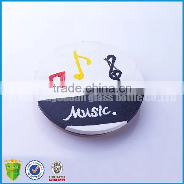 Unique Shape Handmade Art Glass of Colors Bottle With Lid.woman Shape Glass Bottle photo-5