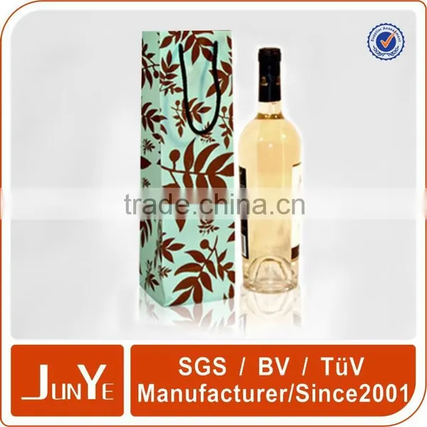 Large Brown Wine Bottle Paper Bags Packaging