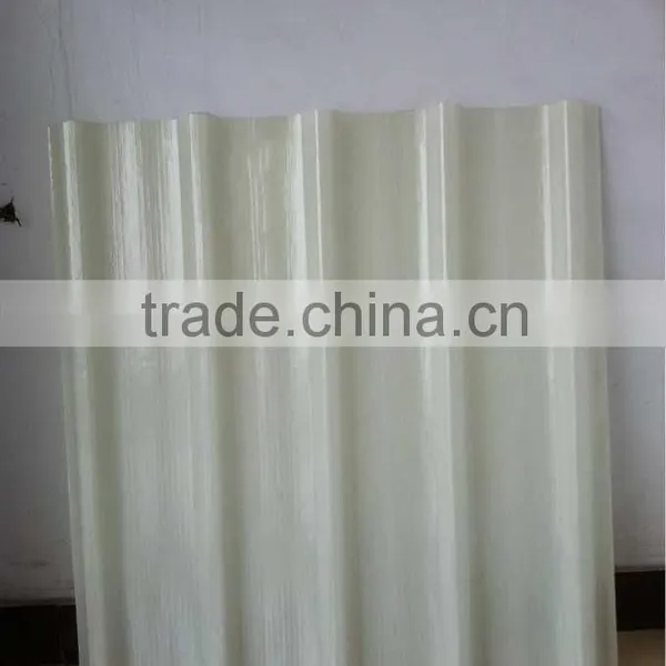 Anti UV Light Transparent Corrugated Roofing Shingle