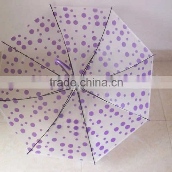 2016 Custom Wholesale Rain Promotional Best Selling Transparent Poe Umbrella photo-3