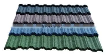 Aluminum Zinc 0.4mm Stone Coated Metal Roofing Tile With Kenya Standard photo-3