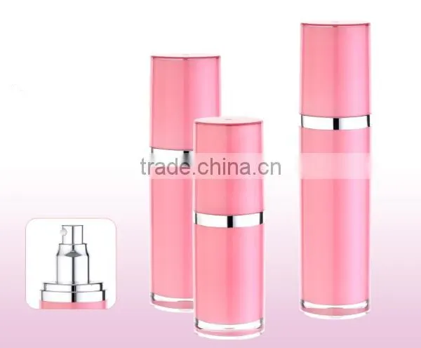 Colorful Round Aluminium Cosmetic Airless Lotion Bottle photo-3