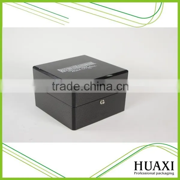 Luxury High Quality Carbon Fiber Watch Box With Button Lock photo-3