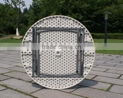 Hongma Plastic Round Folding Table photo-4