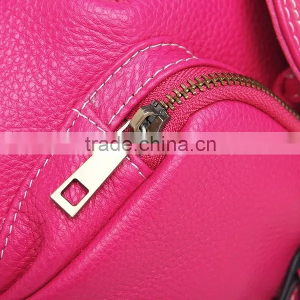Dongguan Factory Sell Directly Simple Small Size Real Leather Ladies Backpack photo-5