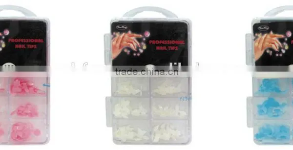 2015 Professional New Style Flower Style Plastic Nail Tips French Nail Tips photo-6