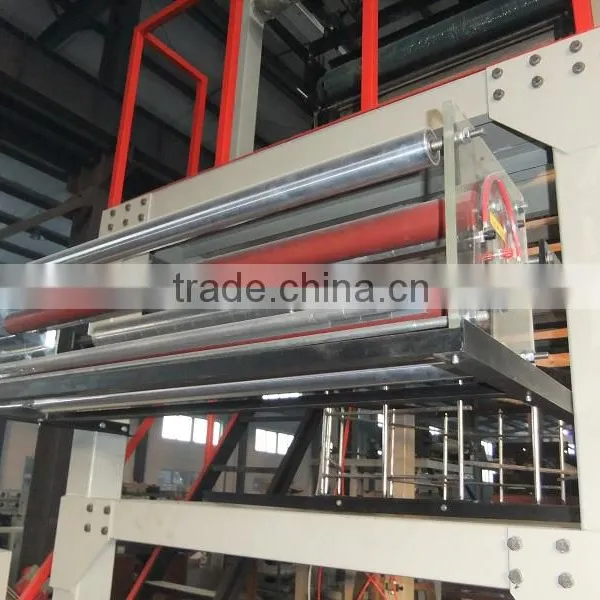PE Double Head Film Extruding Machine Automatic Plastic Bag Film Blowing Machine photo-5