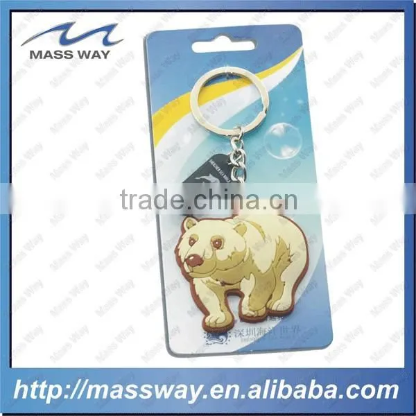 Hot Sale Promotional Lovely Cartoon 3D Custom Soft PVC Keychain photo-3