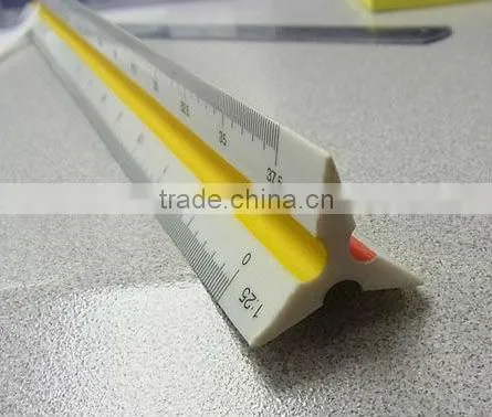 Plastic 3 parts Triangle Scale Ruler
