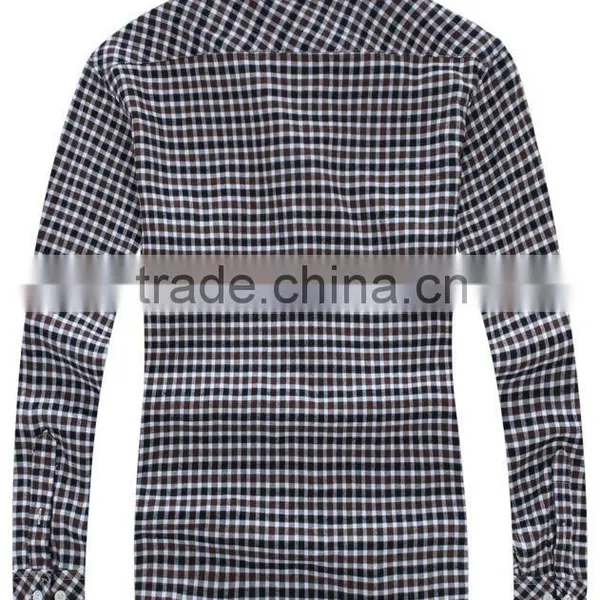 Long Sleeve Plaids Shirt/mens Plaid Shirt/wholesale Plaid Shirt photo-2