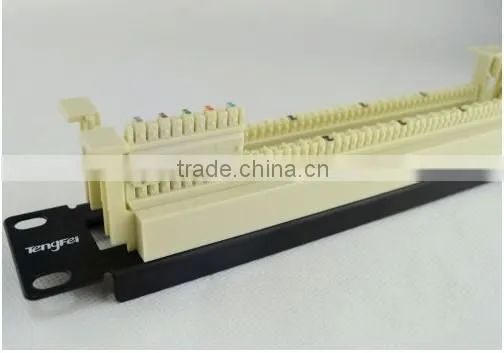 Telephone 50ports Loaded Cat3 Voice Patch Panel Pass Fluke photo-5