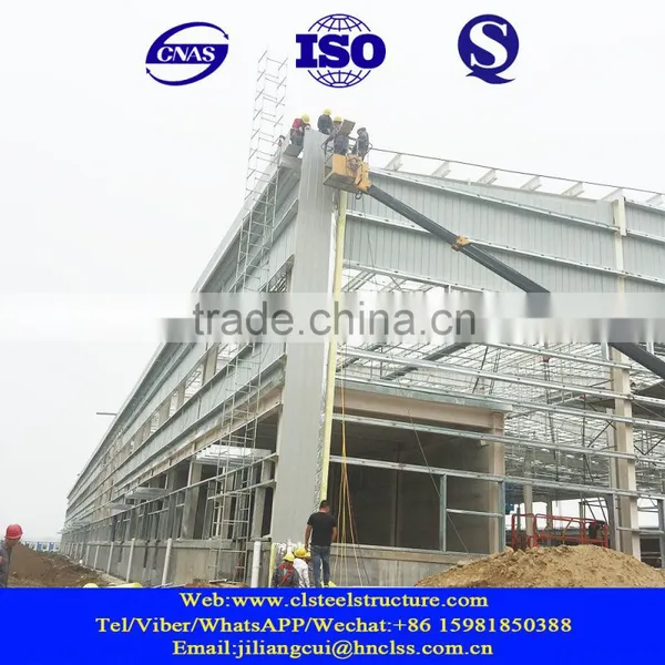 Easy Installed Prefab Structrual Steel Frame Prefabricatedworkshop photo-5