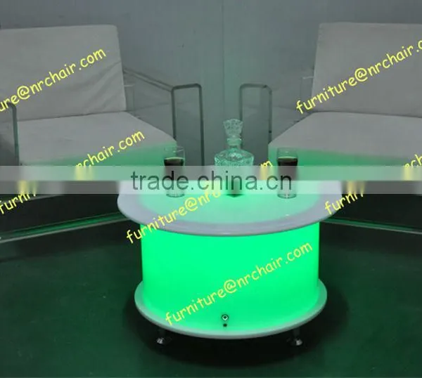 Rechargeable LED Acrylic RGB Glow Coffee Table photo-4
