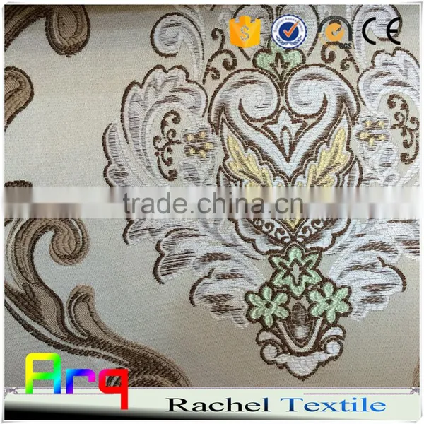 New Classic Jacquard High Class Star Hotel Bed Sets, Bedspread Matching Curtain, Pillow Fabric photo-4