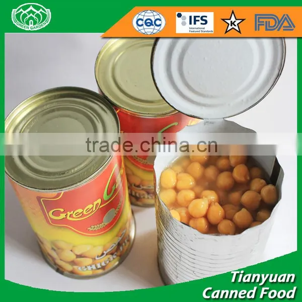 Canned Chick Peas Factory Wholesale