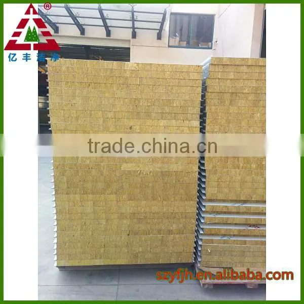 2015 Factory Price Fire-proof Rock Wool Sandwich Panel photo-2