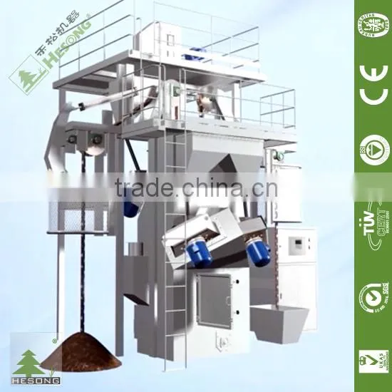 China Foundry Machinery Circular Chain Shot Blasing Cleaning Equipment For Sale photo-3