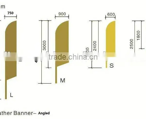 Advertising Custom Outdoor Flag Knife Flag photo-3