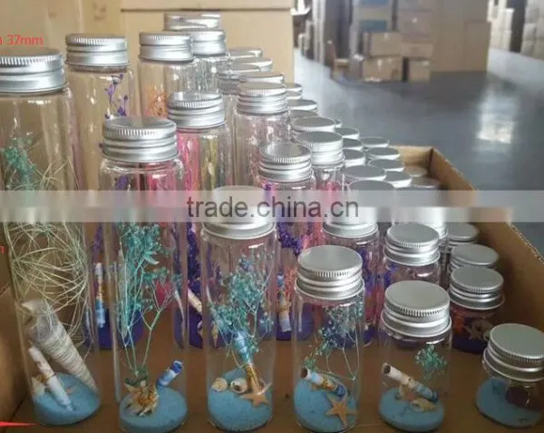 Clear Glass Jar Small 100ml Glass Bottle With Cork photo-3