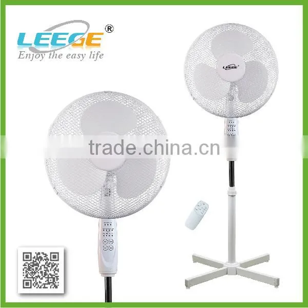 White and Black 16" Stand Fan With Remote Control FS40-59 photo-4