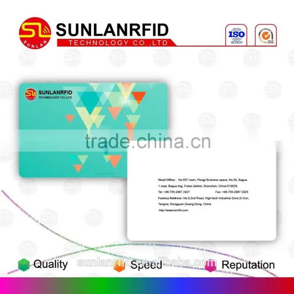 Silkscreen Printing RFID Smart Clamshell Low Cost Card Customized Color photo-5