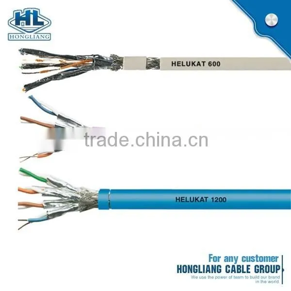 Fluke Test Passed 300m 4 Pair Cat6 Utp 24 Awg Flat Network Cable With Fire Resistant photo-3