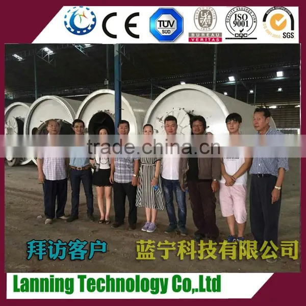 SCRAP TYRE TO FUEL OIL PYROLYSIS EQUIPMENT FOR 50% OIL YIEKD RATE photo-5