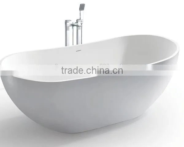 Artificial Stone Modern Design Freestanding Bathtub,acrylic Solid Surface Bathtub photo-2