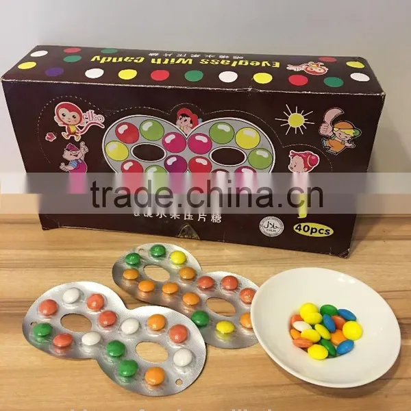 Hitwon Glasses Shape Chocolate Beans Tablet Candy photo-2