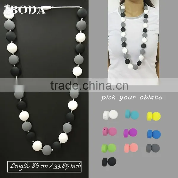 AS/NZS Teething Necklace for Mommy Silicone Necklace photo-5