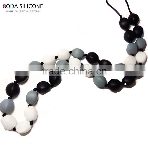 Silicone Chew Necklacefor Teething Silicone Necklace photo-3