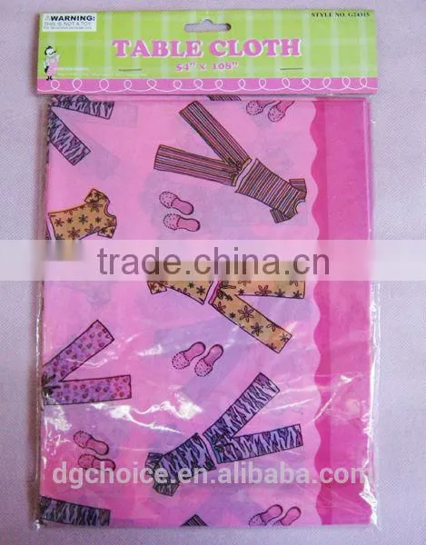 Best Selling Retail Cheap Table Cloth Custom Printed Plastic Table Cloth Made in China Merchandise photo-4