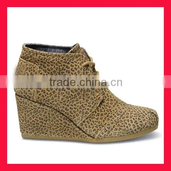 Wholesale Winter Boots Desert Wedge Women High Heel Shoes photo-4