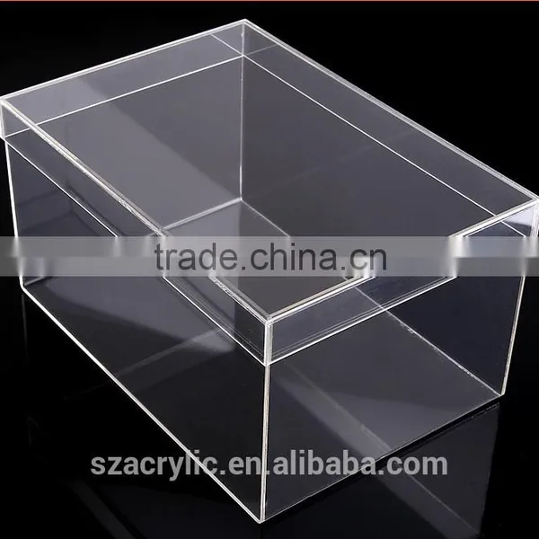 Customized Clear Acrylic Shoe Box Fancy Acrylic Shoe Box photo-3