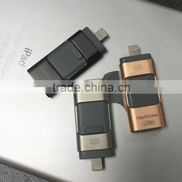 Dual Otg Usb Flash Drive for Computer and Smartphone Iphone 32GB 64GB USB2.0 Otg Usb Flash Drive photo-3