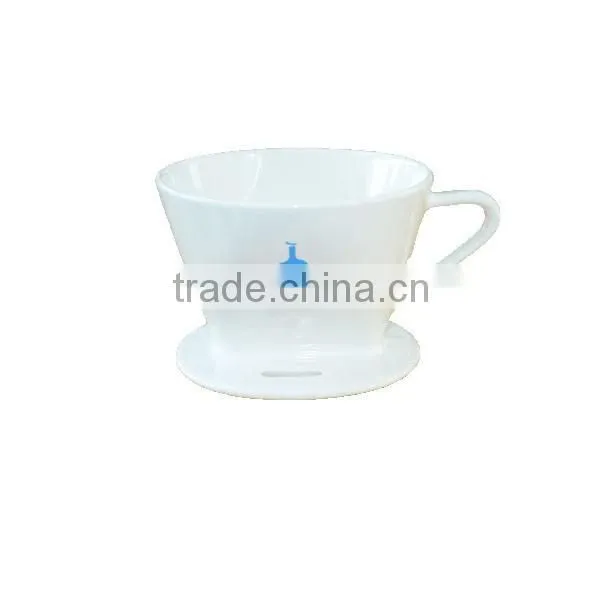 Coffee Tools Stoneware Filter Custom Coffee Dripper With Logo Printing photo-2