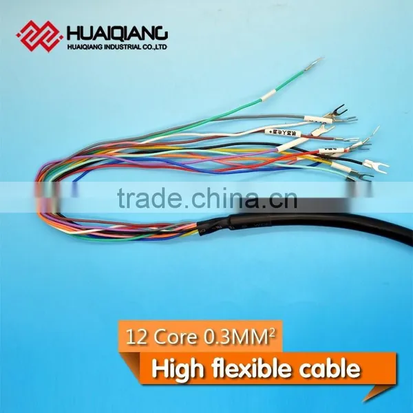 12C High Flexible Control Cable for Robot, Robot Cable Flat Traveling Cable photo-2