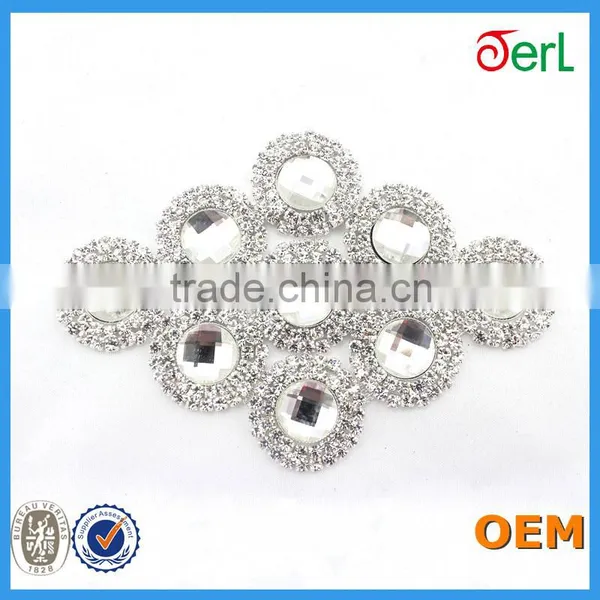 Hot Item Rhinestone Appliques Trimming for Wedding Dresses photo-3