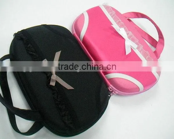 Black and Pink Color Nice Net Nice Flower Man Panty Bra Eva Bags photo-3