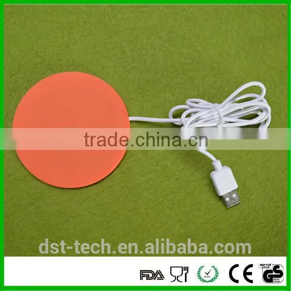 Promotional Best Quality Cardboard Soft Pvc Tea Cup Coaster photo-3