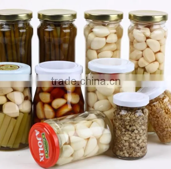Good quality canned garlic in brine or vinegar